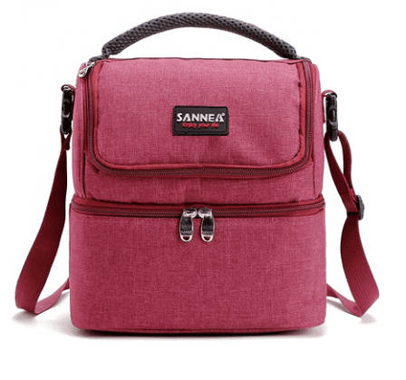 8L Double Layer Thermal Insulated Lunch Bag