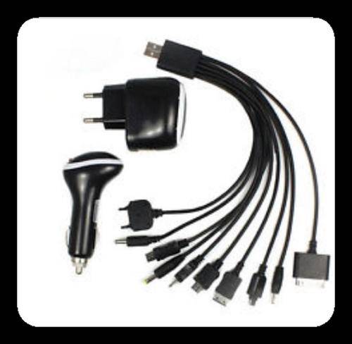 " 2 ON AUCTION " 10 in 1 Hybrid Charger/ Car Charger.