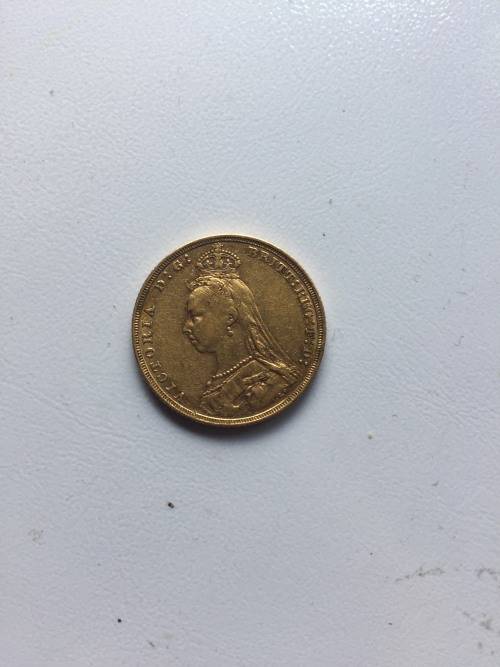 1892 Gold Great Britain Sovereign Jubilee