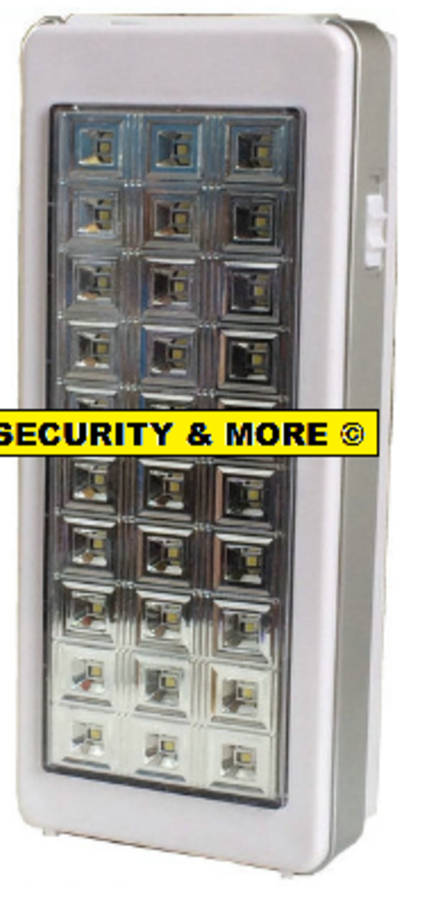 LED EMERGENCY LIGHT | 30LED | RECHARGEABLE | SWITCHES ON AUTOMATICALLY WHEN POWER GOES OUT!