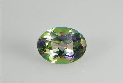 MASTERPIECE COLLECTION"CREATE YOUR OWN JEWELLERY" 8x6mm Oval Natural LIGHT Fire Mystic Topaz 1.55cts