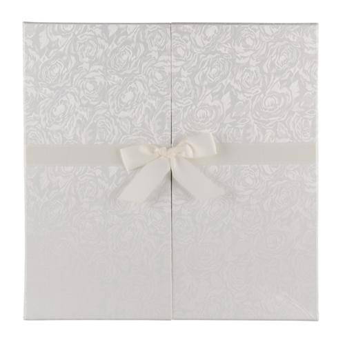 SALE! HIGH QUALITY BOXED/SEALED WITH A RIBBON EMBOSSED PHOTO ALBUM PERFECT FOR WEDDING /CHRISTENING