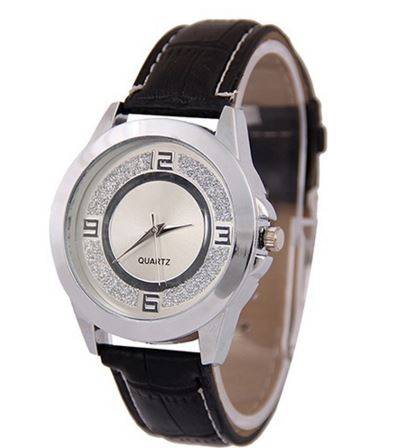 LADIES CLASSIC DIAL WITH GLITTER ACCENT   - TOTALLY AWESOME ELEGANT DRESS WATCH