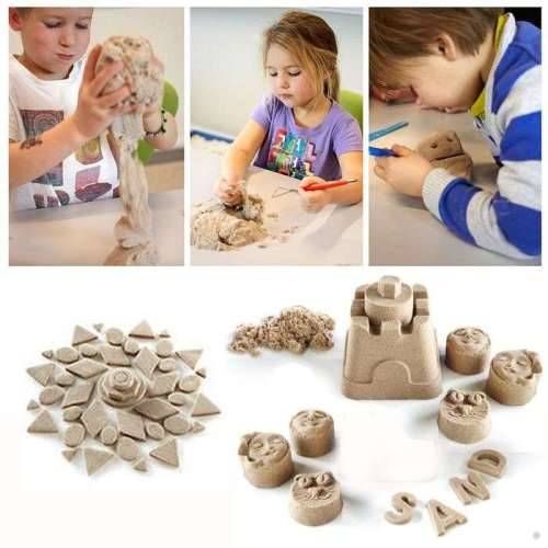 400G BOXED JERONIMO MOULDING SAND & MOULDS - ORANGE - AGES 3 + - GIRLS AND BOYS