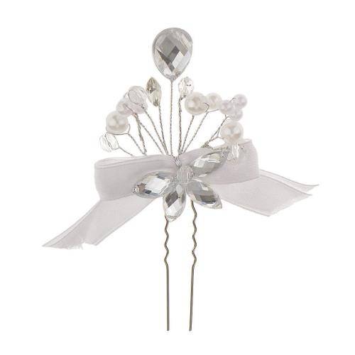 AMAZINGLY BEAUTIFUL BRIDAL SET OF 2 U HAIRPINS FOR AN ELEGANT HAIR ACCESSORY