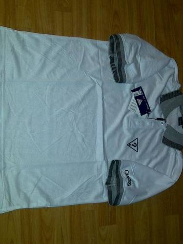 Men's Guess Golfer WHITE Large