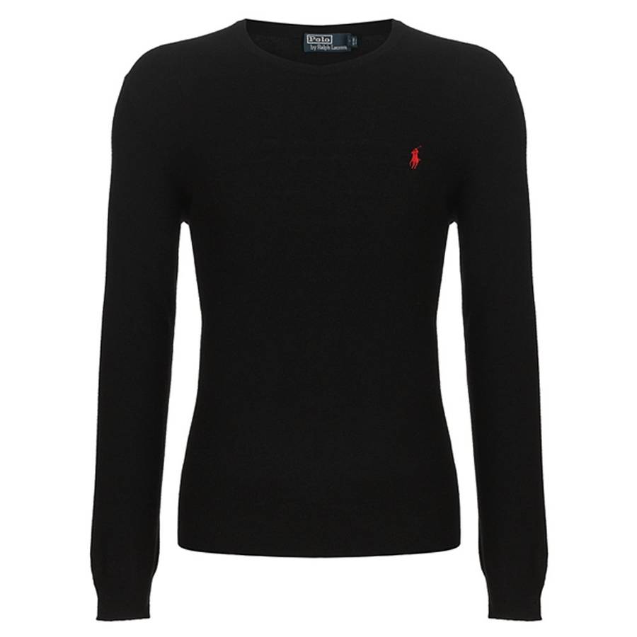 Men's POLO Jersey (Black) SMALL - Round Neck