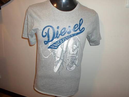 Men's Diesel INDUSTRY T-Shirt - GREY - XXL