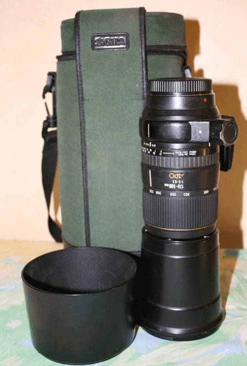 Sigma 170-500mm APO 1:5-6.3 Lens - Good Condition and Serviced - Minolta/Sony Mount