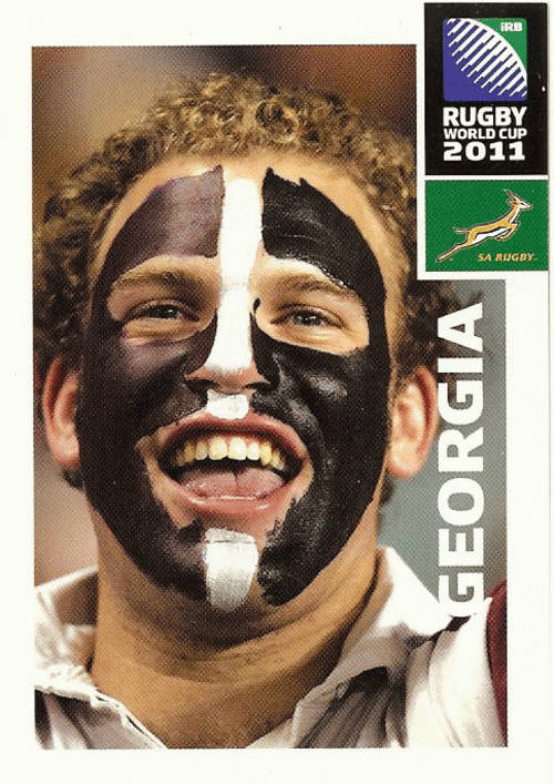 2011 Rugby World Cup - Georgia Fans Card - Card No 037 - Mint