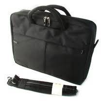 Genuine Dell Laptop Notebook 17'inch LARGE Black Nylon Carry Case