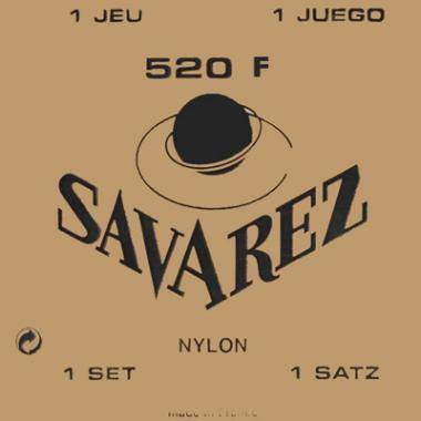 Savarez Traditional Classic Guitar Strings, G3 Silver Plated Wound [High Tension]