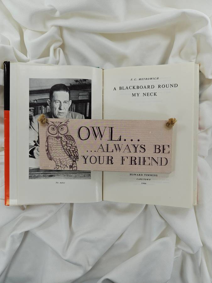 A Blackboard Around my Neck by F.C. Metrowich - Hardback