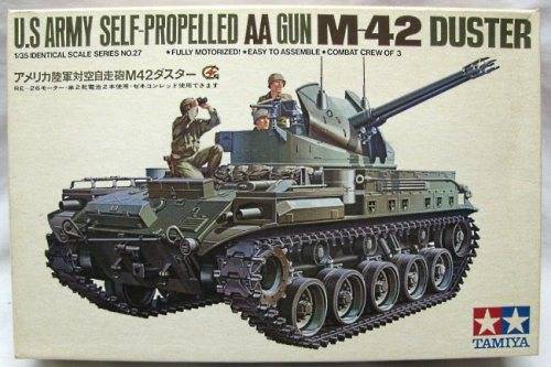 M-42 Duster (Motorized Model) 1/35 Scale - Plastic Model Kit (TAMMT127)