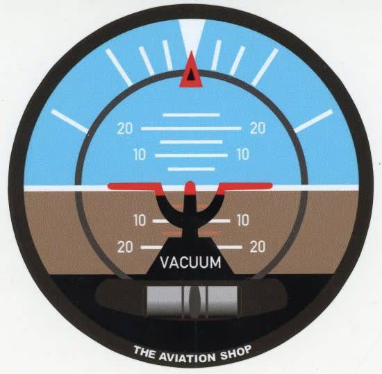 Artificial Horizon Sticker (AI-4)
