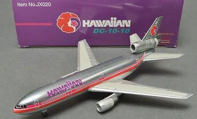 Douglas DC-10-10 Hawaiian Airlines - 1/400 Scale (JX020)(Jet-X)