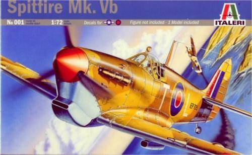 Supermarine Spitfire Mk.Vb 1/72 Scale - Plastic Model Kit (IT001)