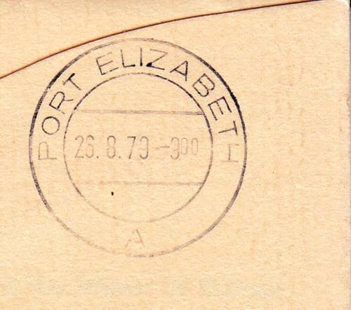 RSA 1979: SAA FLIGHT COVER 29 - COMMEMORATIVE COVER - 50 YEARS CAPE TOWN TO PORT ELIZABETH