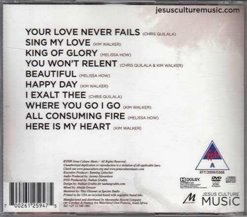 JESUS CULTURE - YOUR LOVE NEVER FAILS