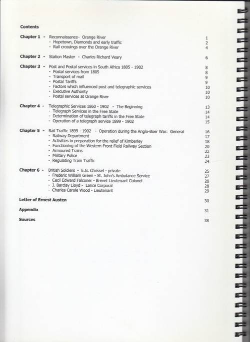 ANGLO-BOER WAR: SO .... WHAT DID THE BRITISH DO AT THE ORANGE RIVER: 38 PAGES AND HISTORIC PHOTOS