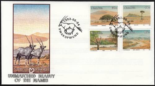 NAMIBIA FDC 1.15 1993: UNMATCHED BEAUTY OF THE NAMIB