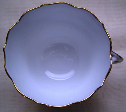 MEISSEN TRIO Floral Hand Painted Cobalt Gold Porcelain Germany Vintage