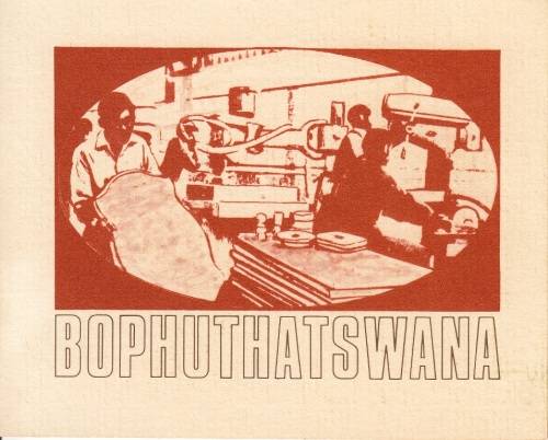 BOPHUTHATSWANA COLLECTORS SHEET 1.4a 1978: TAUNG STONE-WORK