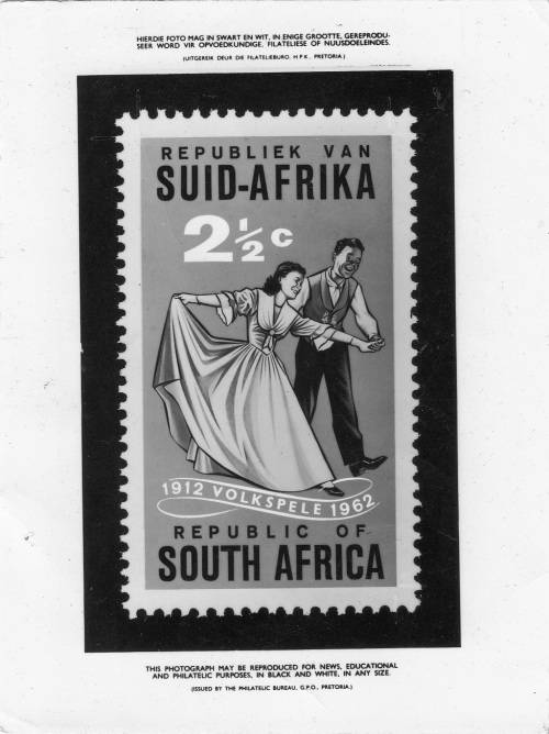 RSA 1962 - 50th ANNIVERSARY OF VOLKSPELE B and W PHOTOGRAPHIC MEDIA RELEASE - SCARSE