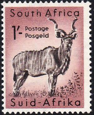 UNION 1954: DEFINITIVE ISSUE 1s KUDU MNH (SACC 158)
