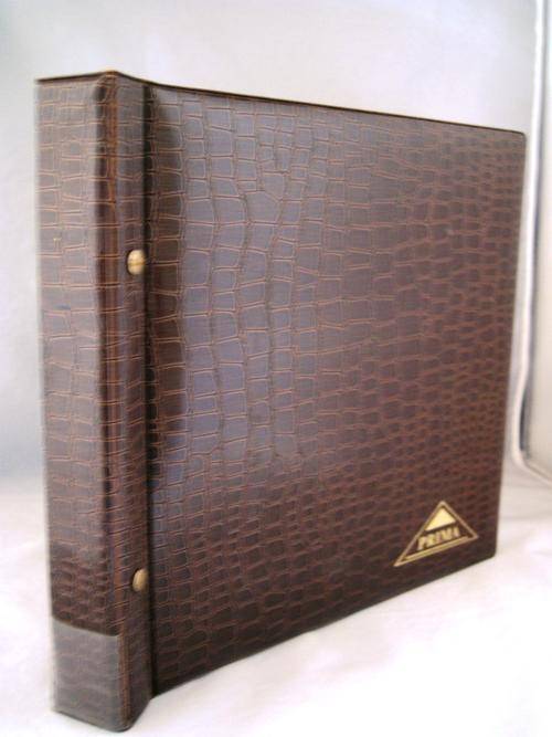 FDC BROWN A4 SIZE ALBUM: 19 PAGES HOLDING 68 REGULAR SIZE + 4 A4 SIZE COVERS