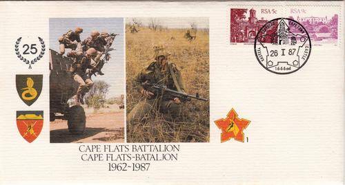 SA ARMY #1 UNSIGNED: CAPE FLATS BATTALION