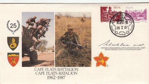 SA ARMY #1 SIGNED: CAPE FLATS BATTALION