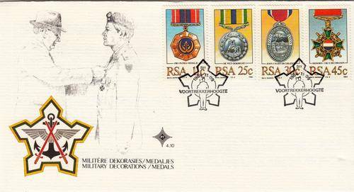 RSA FDC#4.10 1984: MILITARY DECORATIONS