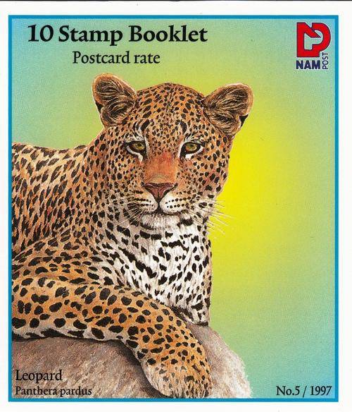NAMIBIA BOOKLET#5 1997: LEOPARD