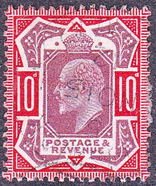 GB 1902 King Edward VII 10d USED (SG 311)