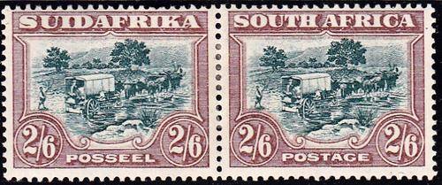 SA 1932: DEFINITIVE ISSUE PAIR 2s6d STAMPS MH (SACC50)
