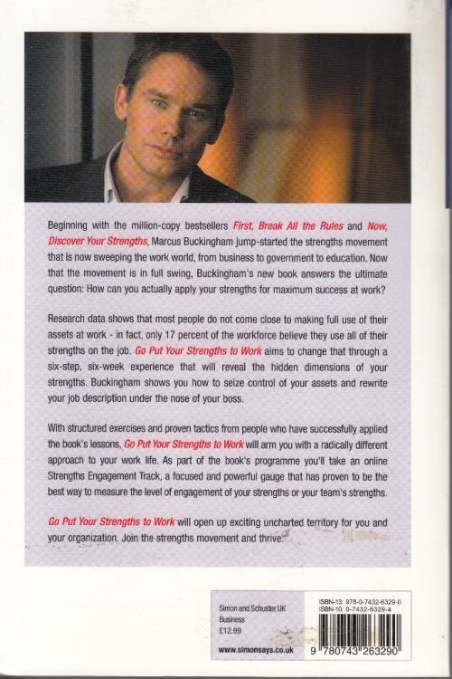 GO PUT YOUR STRENGTHS TO WORK - MARCUS BUCKINGHAM