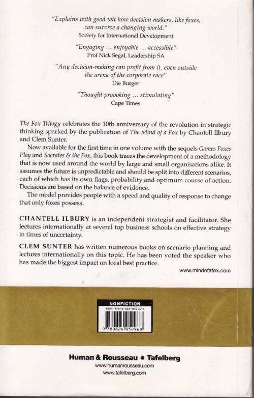 THE FOX TRILOGY - IMAGINE THE UNIMAGINABLE - CHANTELL LLBURY and CLEM SUNTER