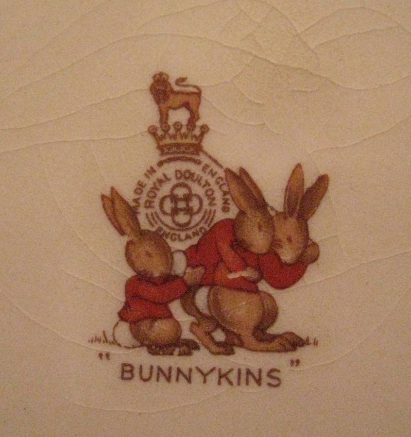 ROYAL DOULTON BUNNYKINS PORRIDGE BOWL AND CUP