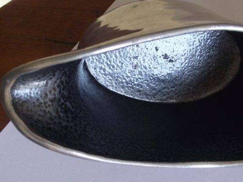 LOVELY CARROL BOYES MAN DESIGN GRAVY BOAT-ALUMINIUM