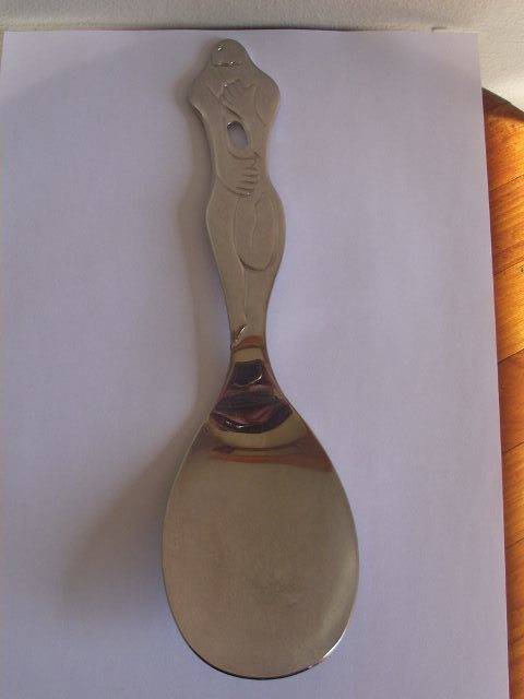 LOVELY LARGE CARROL BOYES SERVING SPOON