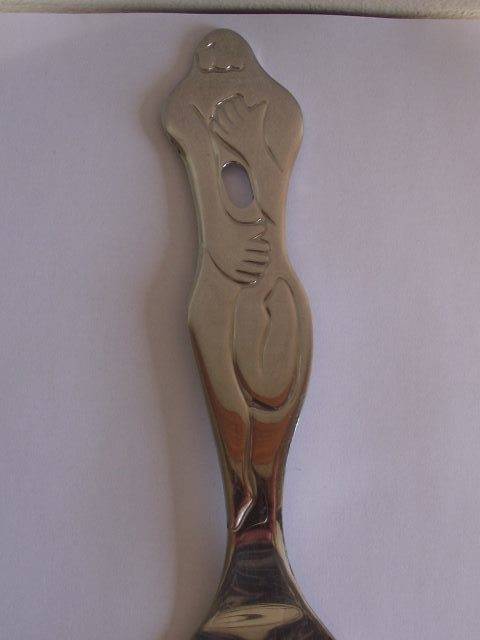 LOVELY LARGE CARROL BOYES SERVING SPOON