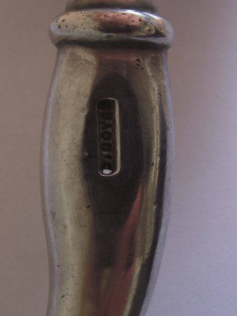 AMAZING CARROL BOYES PEWTER AND STAINLESS STEEL SOUP LADLE