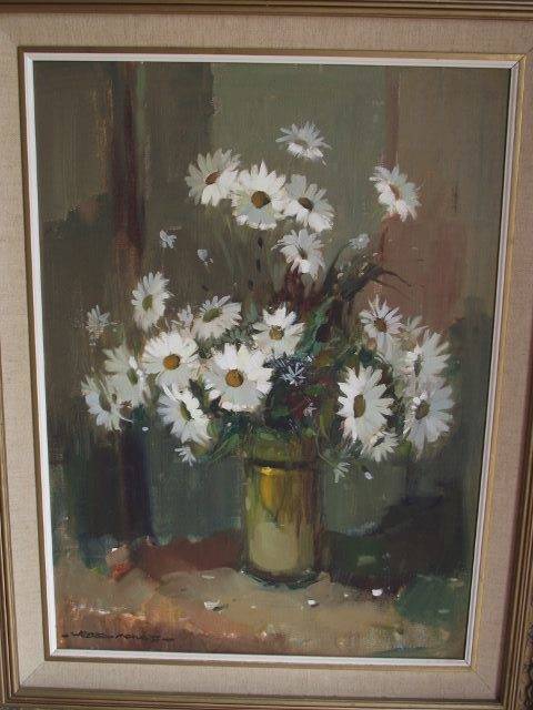 AMAZING STILL LIFE FLOWERS OIL PAINTING BY WESSEL MARAIS
