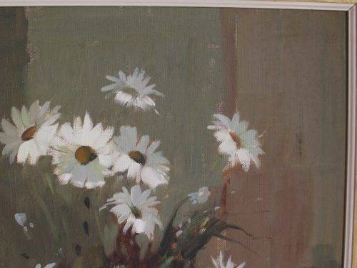 AMAZING STILL LIFE FLOWERS OIL PAINTING BY WESSEL MARAIS