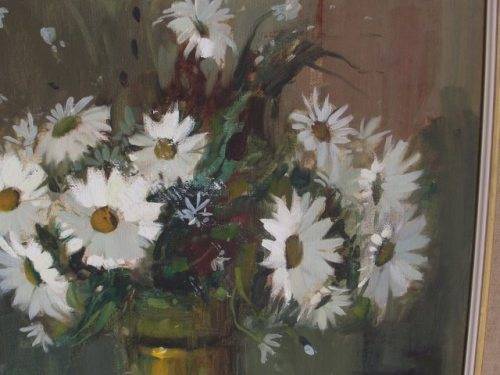 AMAZING STILL LIFE FLOWERS OIL PAINTING BY WESSEL MARAIS