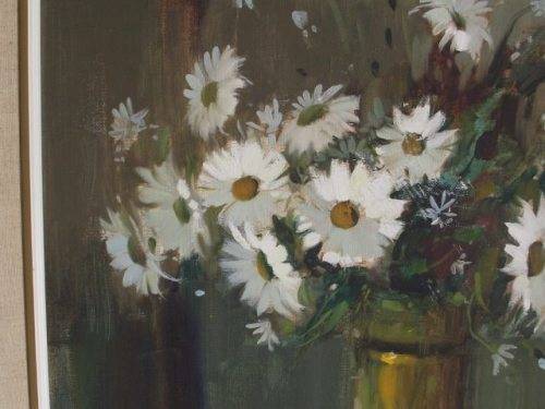 AMAZING STILL LIFE FLOWERS OIL PAINTING BY WESSEL MARAIS