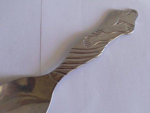 BEAUTIFUL CARROL BOYES 18/8 STAINLESS STEEL SERVING SPOON - WASADI