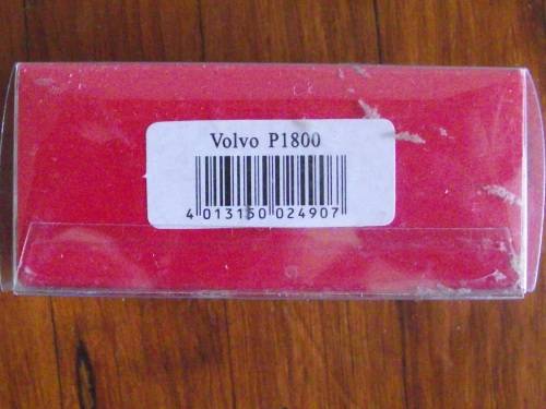 HERPA HO SCALE VOLVO P 1800