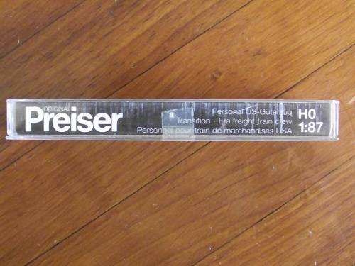 PREISER HO SCALE TRANSITION ERA FREIGHT TRAIN CREW --- 10453